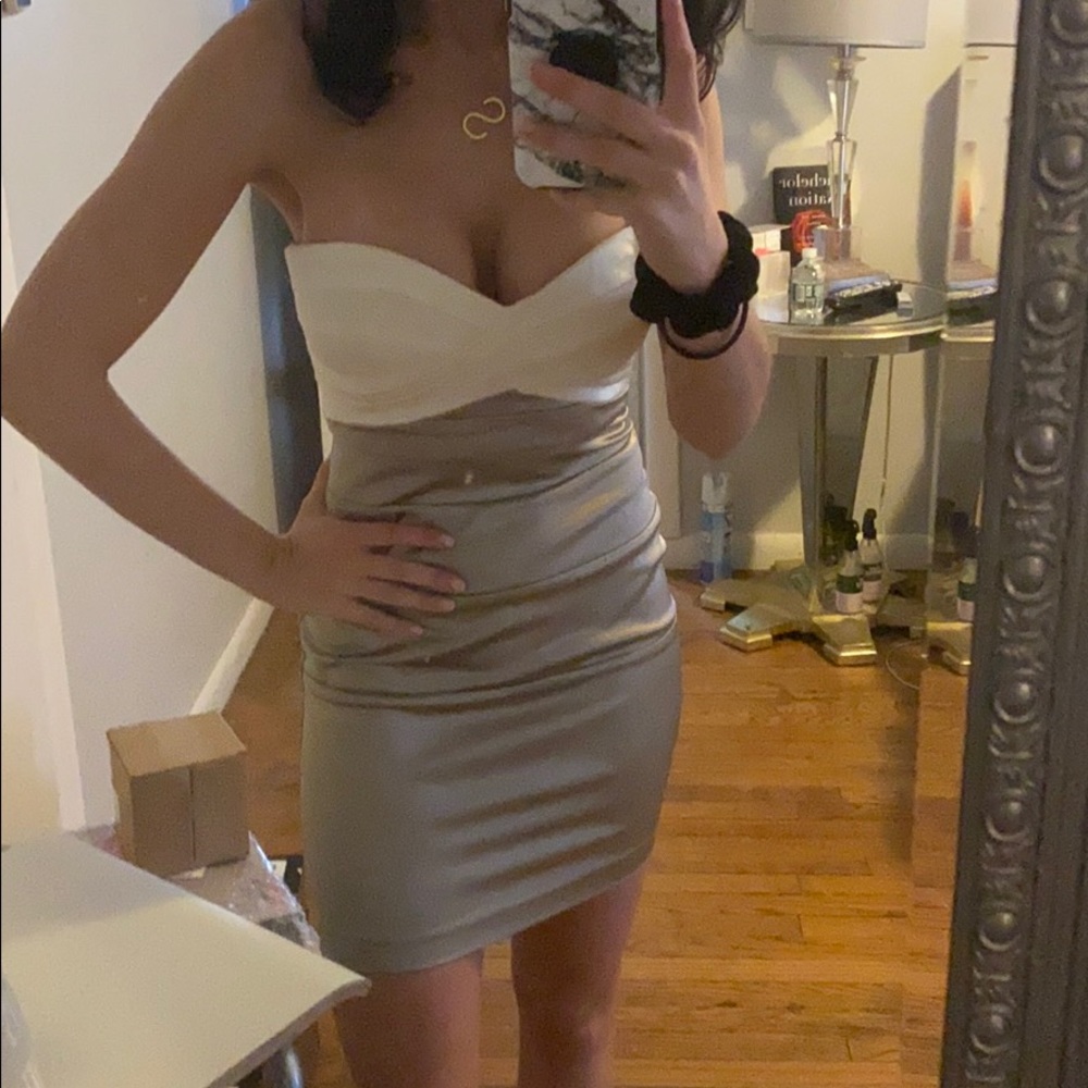 Two tone dress